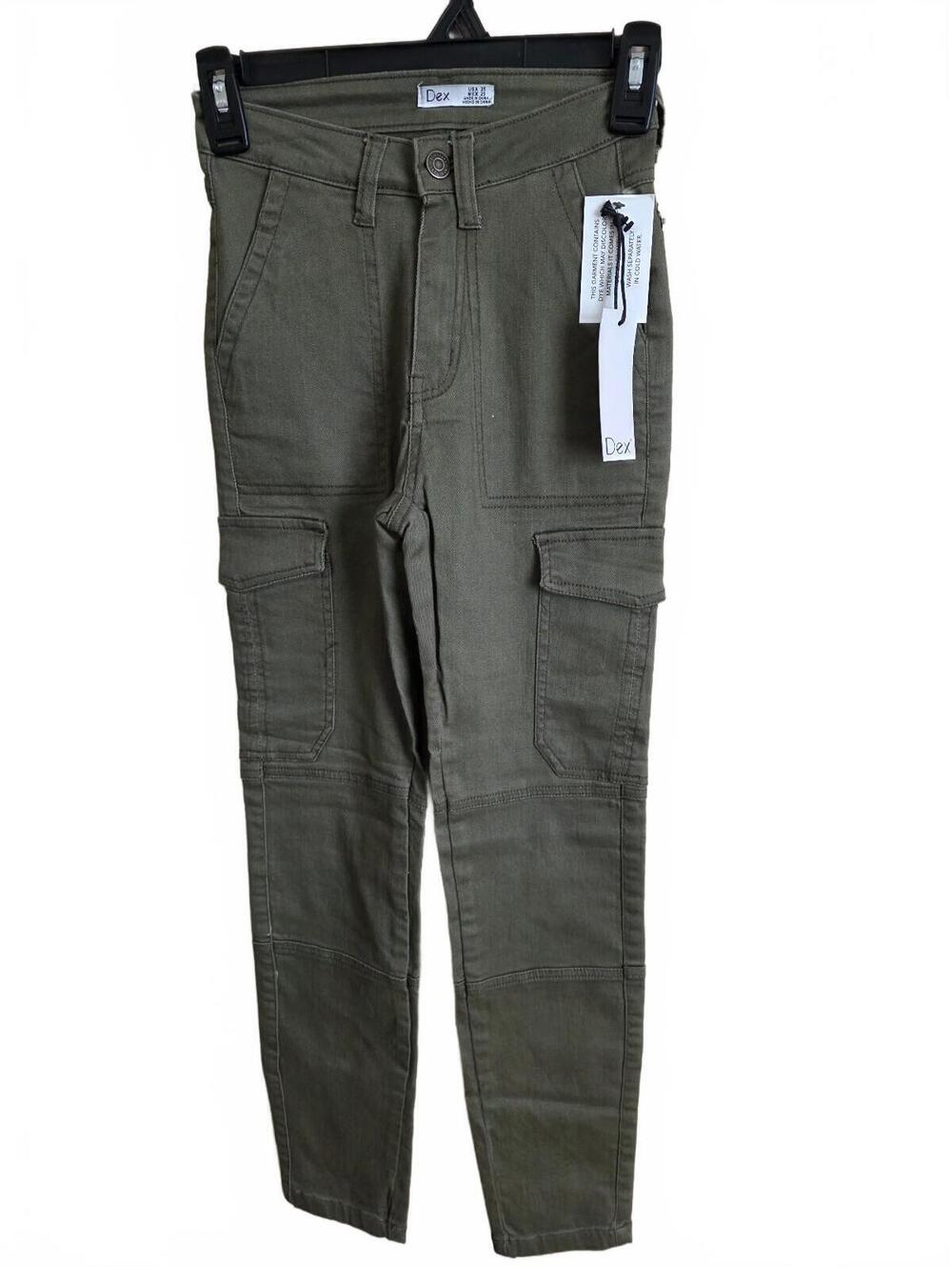 Dex Olive Green Cargo Pants Size 25